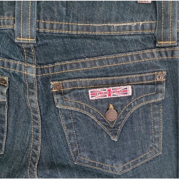HUDSON SIGNATURE BOOTCUT BLUE JEANS LOW RISE WOMENS SIZE 26 - Picture 4 of 8